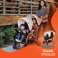 Baby Trend Double Stroller Car Seat Travel System Stormy thumbnail 24
