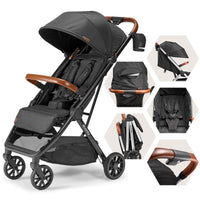 Bombi Bēbee V2 Lightweight Baby Stroller One Hand Fold thumbnail 2
