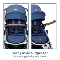 Maxi-Cosi Zelia Luxe 5 In 1 Modular Travel System With Mico Luxe Infant Car Seat thumbnail 46