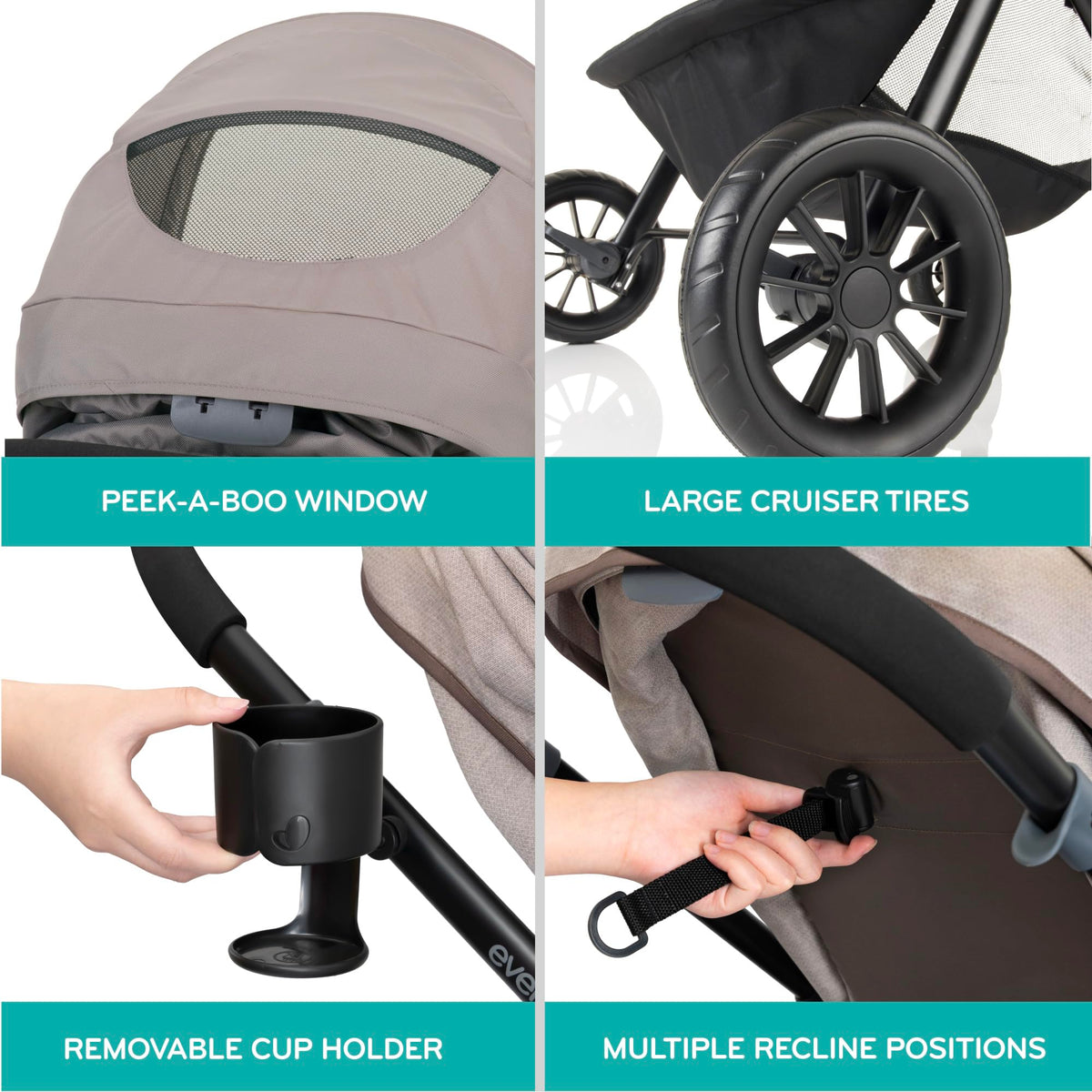 Evenflo Pivot Modular Travel System With LiteMax Infant Car Seat — image 7