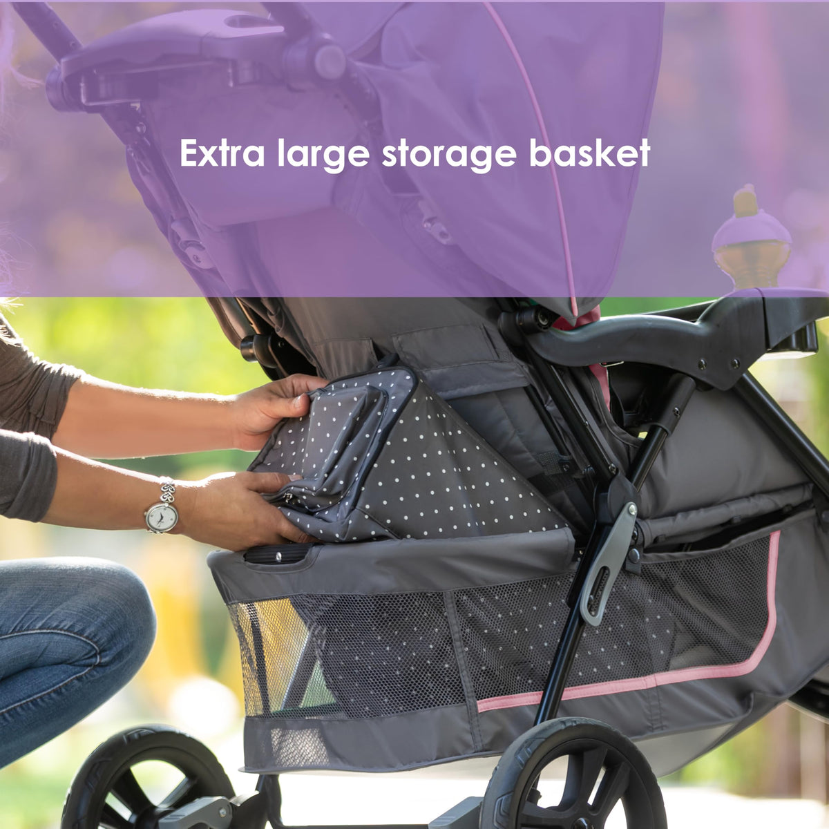 Baby Trend EZ Ride Travel System With EZ Lift Infant Car Seat Dash Pink One Hand Fold All Terrain Wheels — image 55