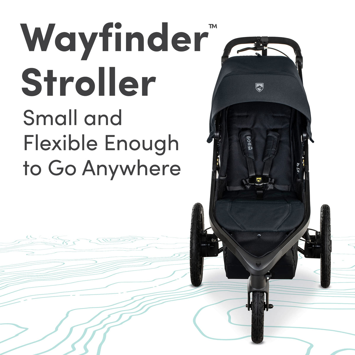 Wayfinder Jogging Stroller With Independent Dual Suspension — image 6