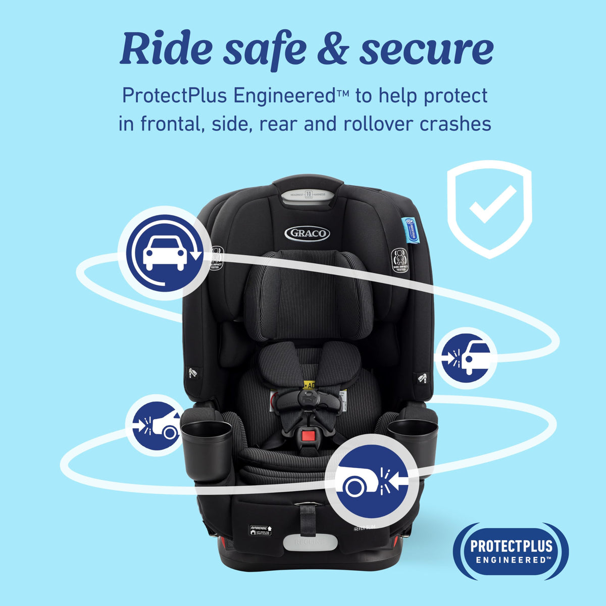 Graco 4Ever DLX 4in1 Car Seat 10 Years Of Use From Infant To Toddler For Safe AllInOne Growth — image 25