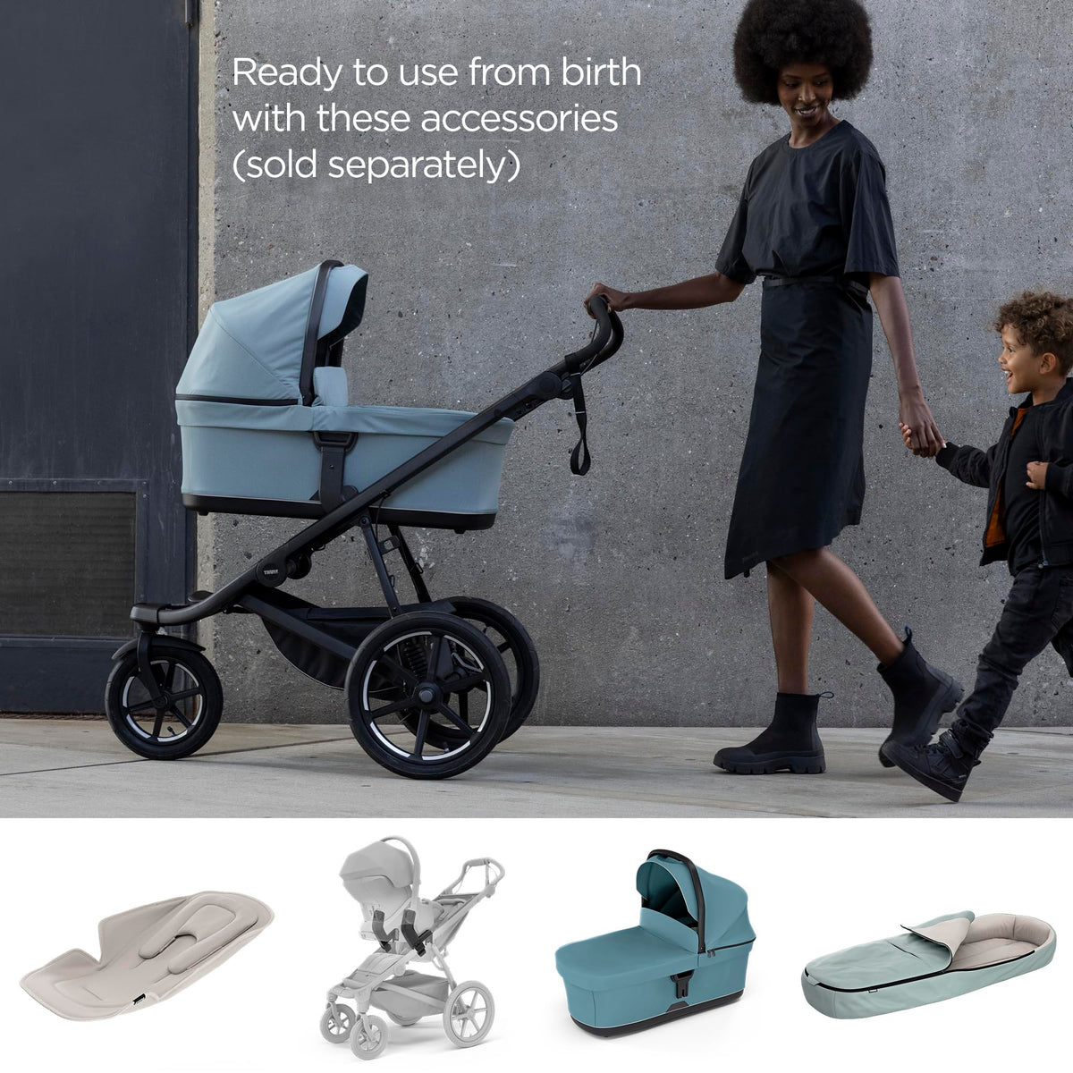 Thule Urban Glide 3 Double All-Terrain Stroller Lightweight With Air-Filled Tires And Suspension — image 26