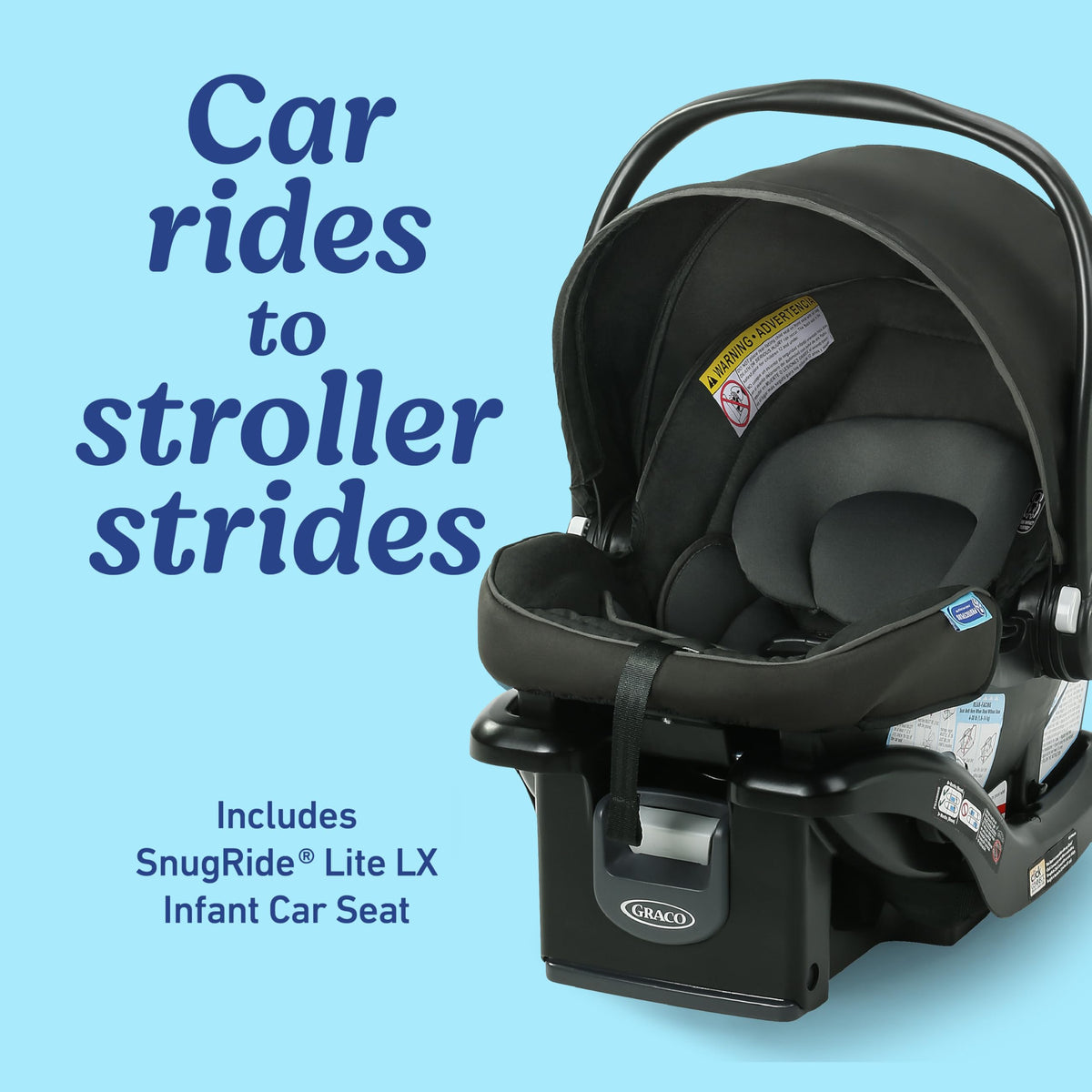 Graco Modes Element Travel System Canter 3In1 Stroller For Infant To Toddler With Car Seat Carrier — image 10