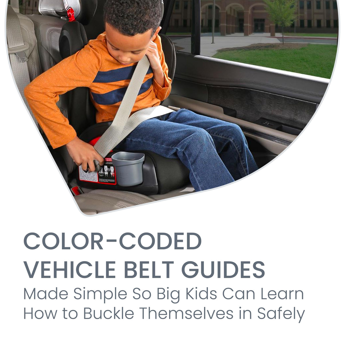 Britax Skyline Belt Positioning Booster Car Seat 2 Stage Design For Growing Kids Dusk Color — image 19