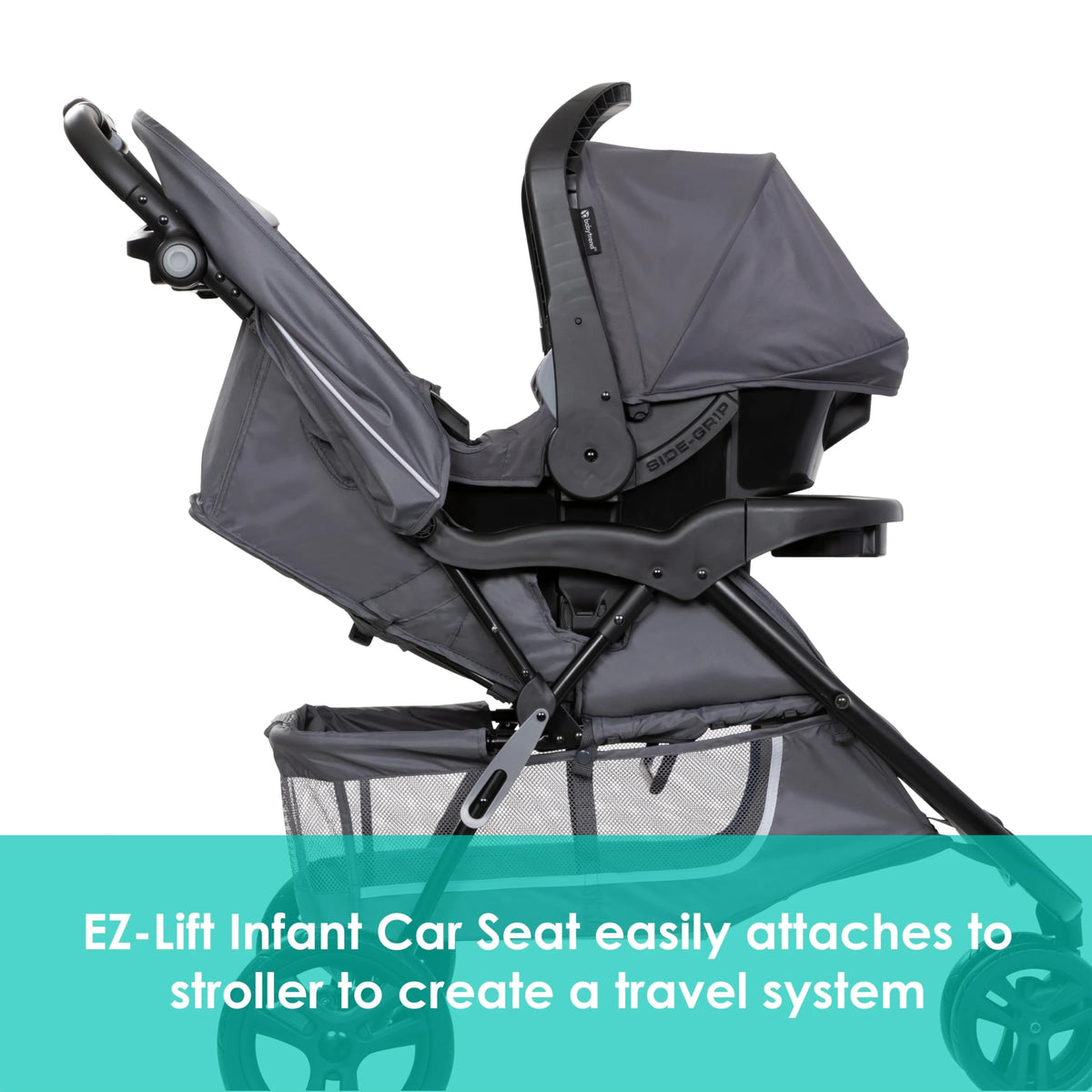 Baby Trend EZ Ride Travel System With EZ Lift Infant Car Seat Dash Pink One Hand Fold All Terrain Wheels — image 58