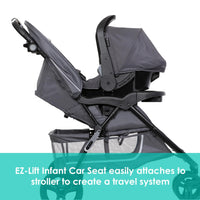 Baby Trend EZ Ride Travel System With EZ Lift Infant Car Seat Dash Pink One Hand Fold All Terrain Wheels thumbnail 58