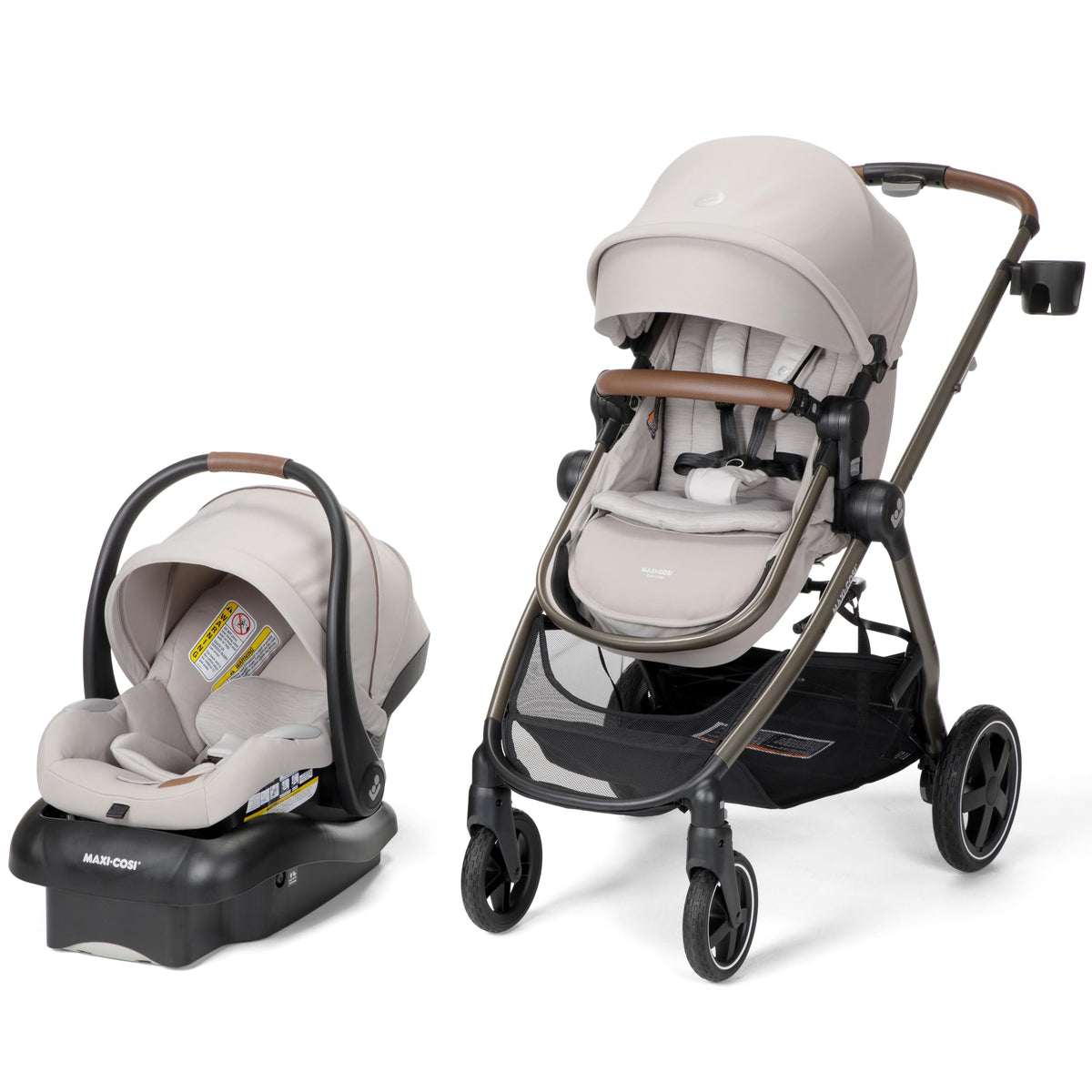 Maxi-Cosi Zelia Luxe 5 In 1 Modular Travel System With Mico Luxe Infant Car Seat — image 4