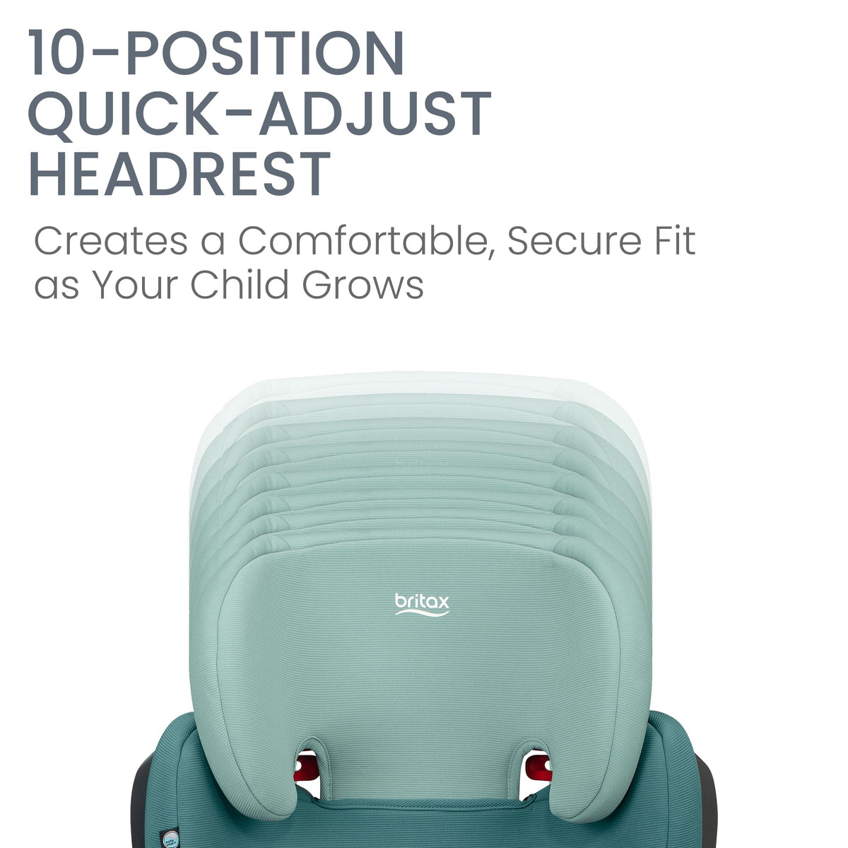 Britax Skyline Belt Positioning Booster Car Seat 2 Stage Design For Growing Kids Dusk Color — image 74