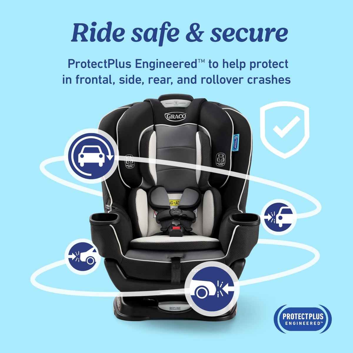 Graco Extend2Fit Convertible Car Seat With 4 Position Extension Panel For Extra Legroom — image 22