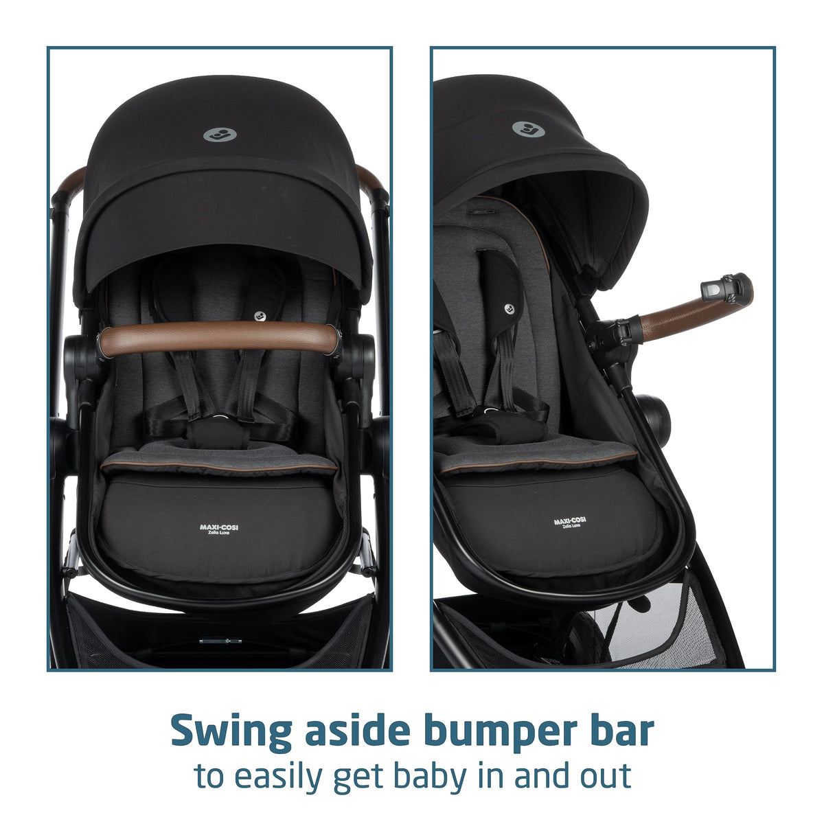 Maxi-Cosi Zelia Luxe 5 In 1 Modular Travel System With Mico Luxe Infant Car Seat — image 77