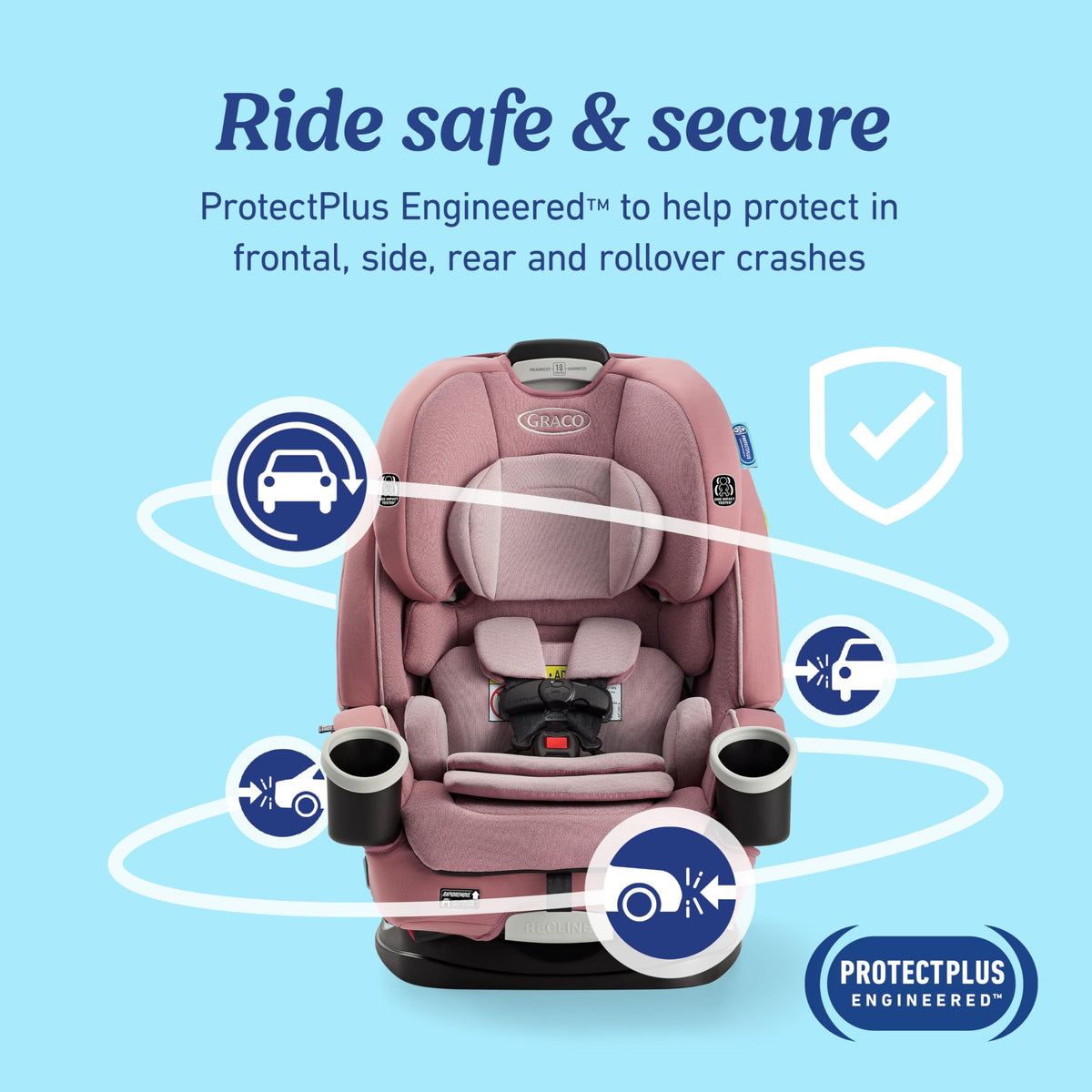 Graco 4Ever DLX 4in1 Car Seat 10 Years Of Use From Infant To Toddler For Safe AllInOne Growth — image 37