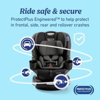 Graco EasyTurn360 2 In 1 Convertible Car Seat 360 Degree Rotation For Easy In And Out thumbnail 9