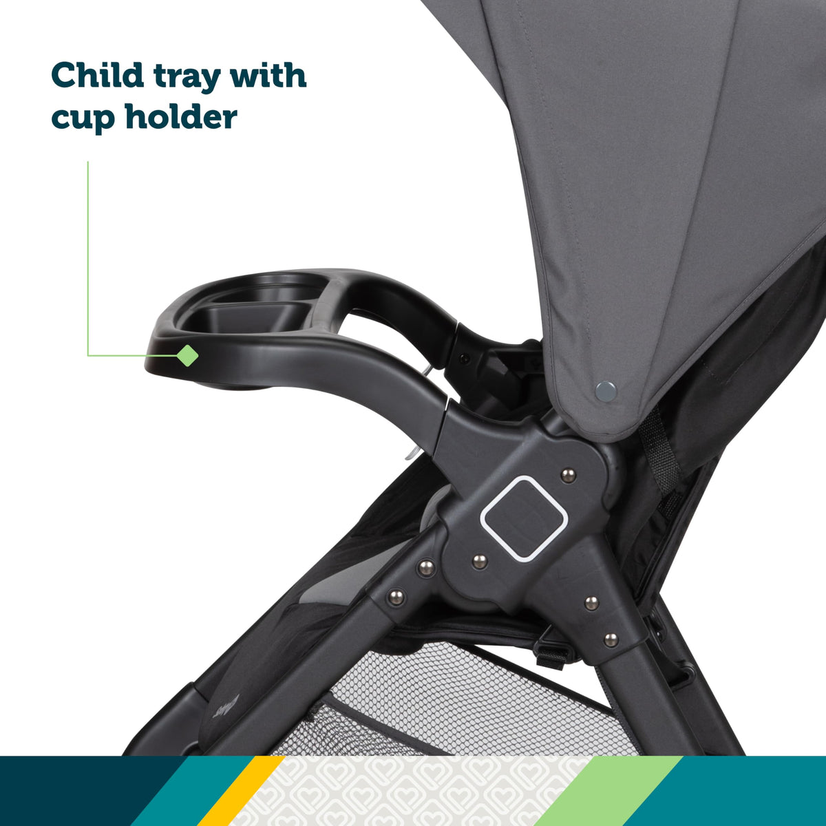 Safety 1st Smooth Ride Travel System Stroller With OnBoard FLX Infant Car Seat Easy Install And Large Canopy — image 11