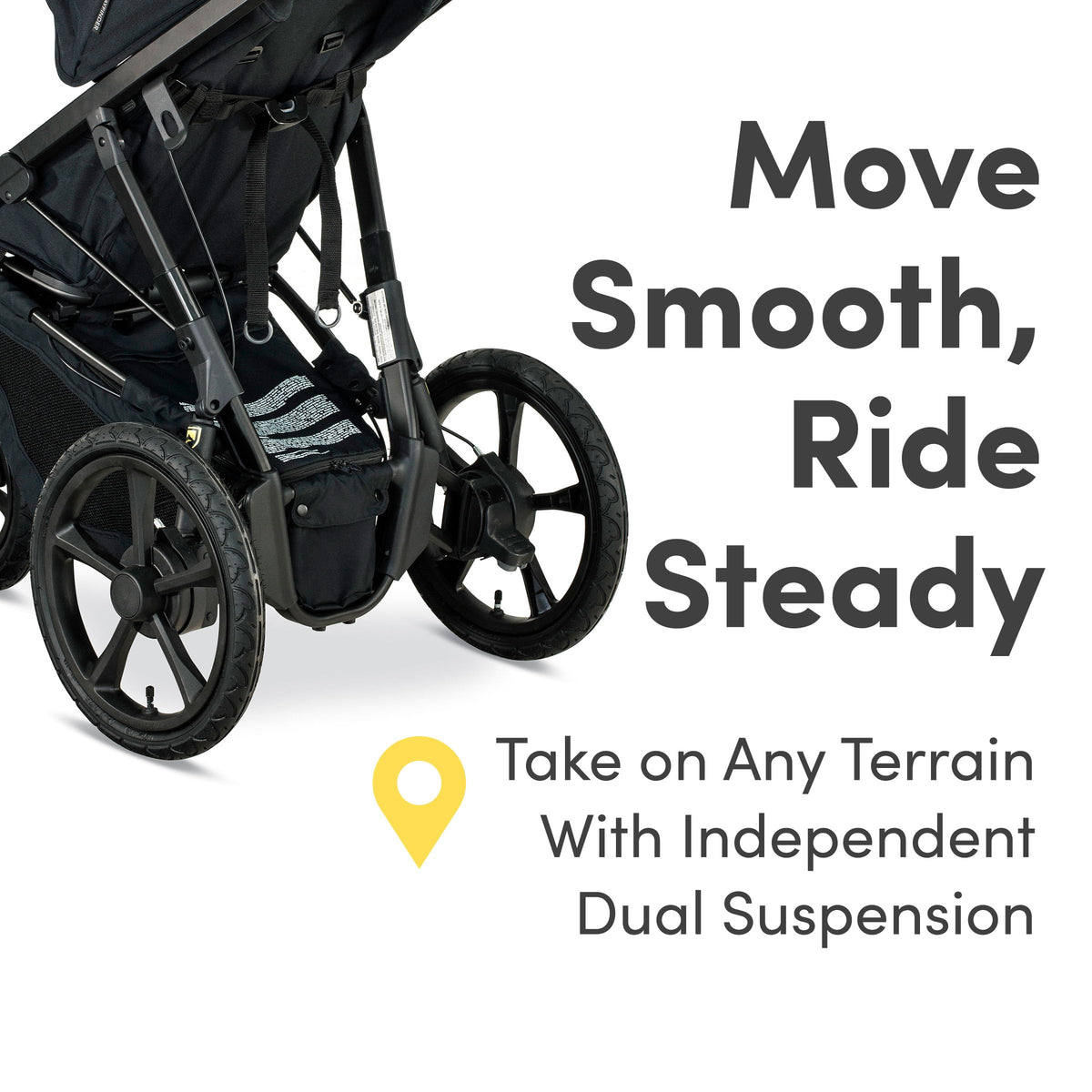 Wayfinder Jogging Stroller With Independent Dual Suspension — image 38