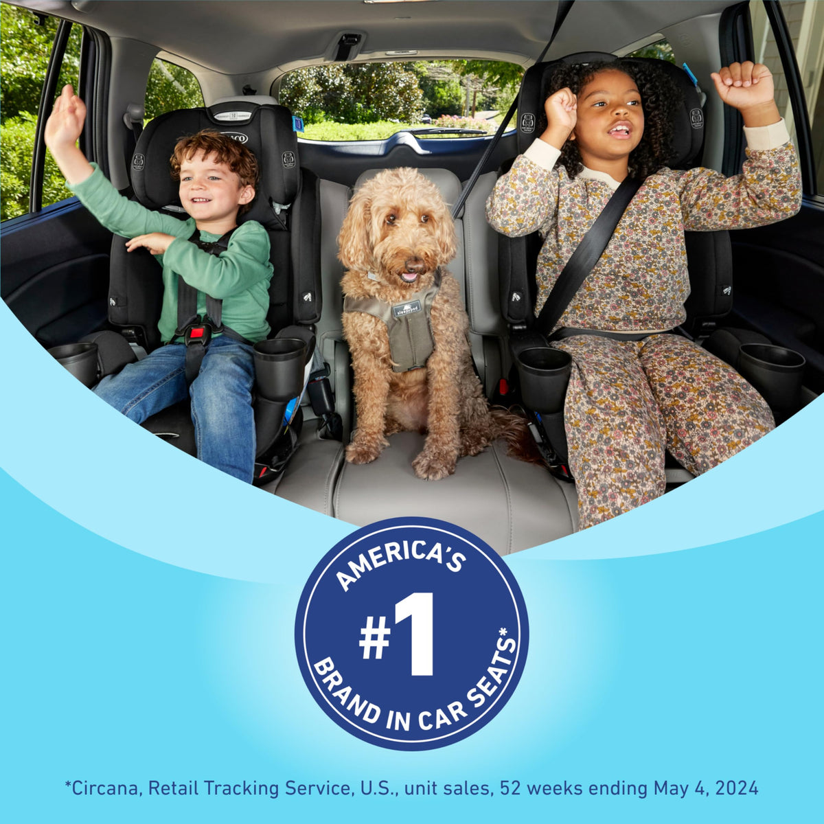 Graco TriRide 3in1 Car Seat Kipling Rear Facing to Booster With Adjustable Headrest — image 23