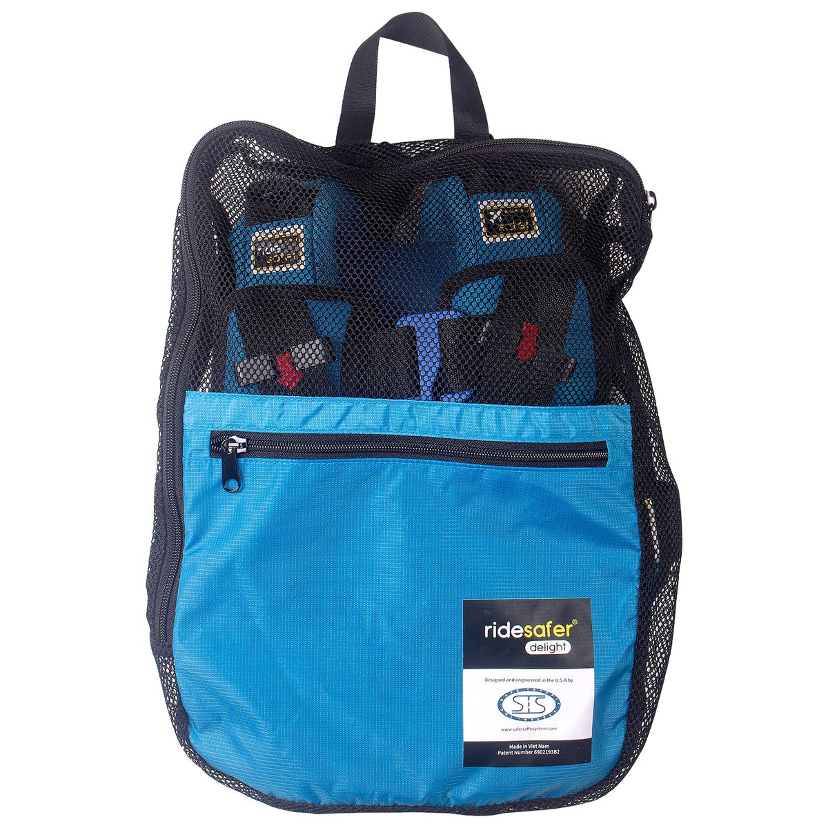 RideSafer Portable Car Seat Small Black Lightweight For Travel And Everyday Child Safety — image 43
