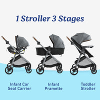 Graco Modes Element Travel System Canter 3In1 Stroller For Infant To Toddler With Car Seat Carrier thumbnail 15