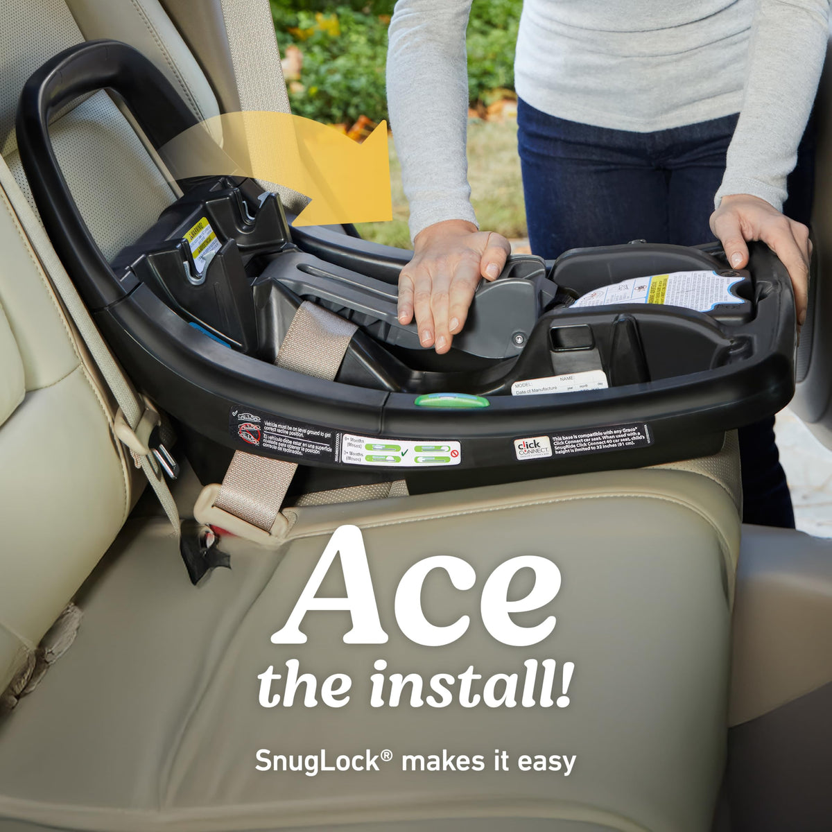 Graco SnugRide SnugFit Infant Car Seat Anti Rebound Bar for Safety — image 45