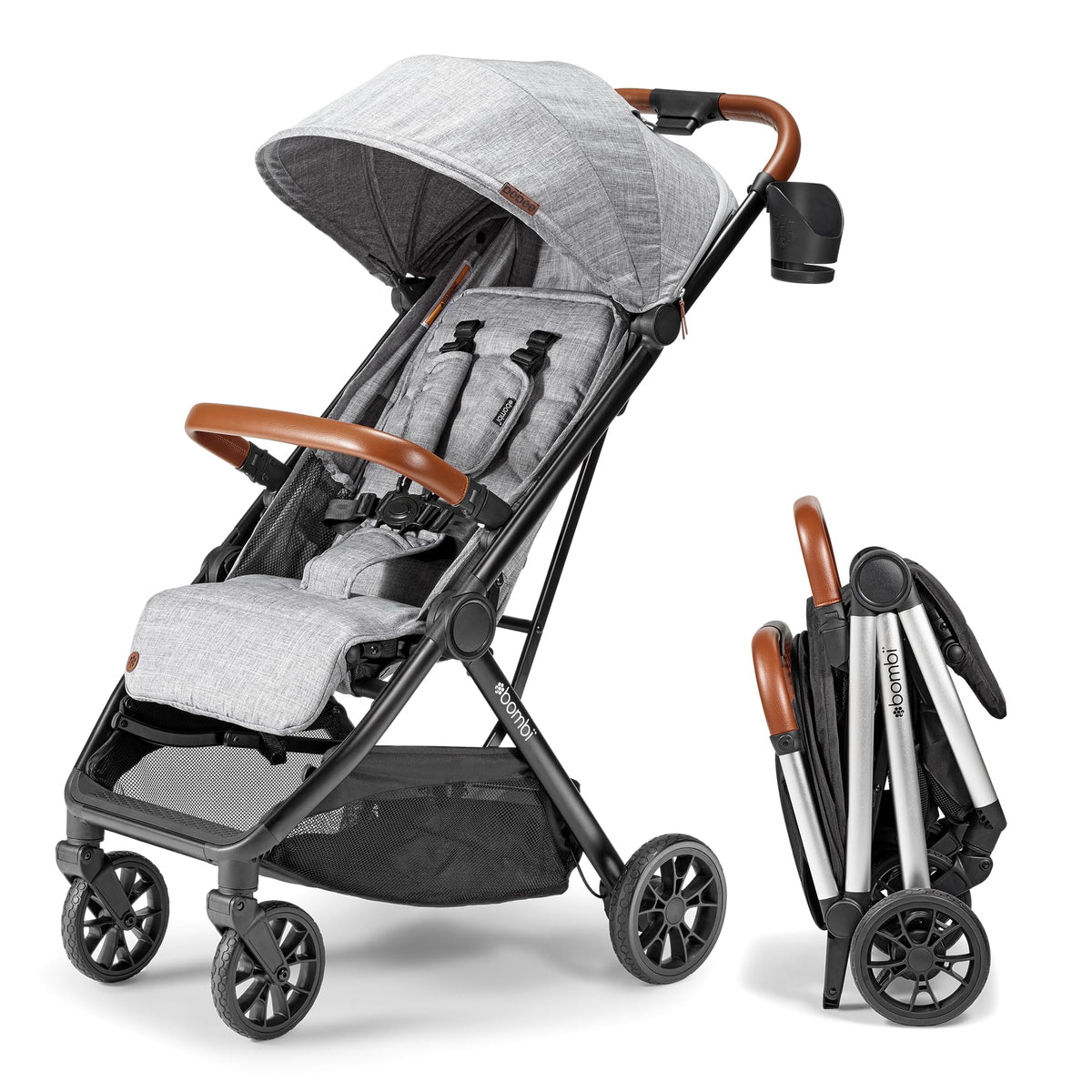 Bombi Bēbee V2 Lightweight Baby Stroller One Hand Fold — image 7
