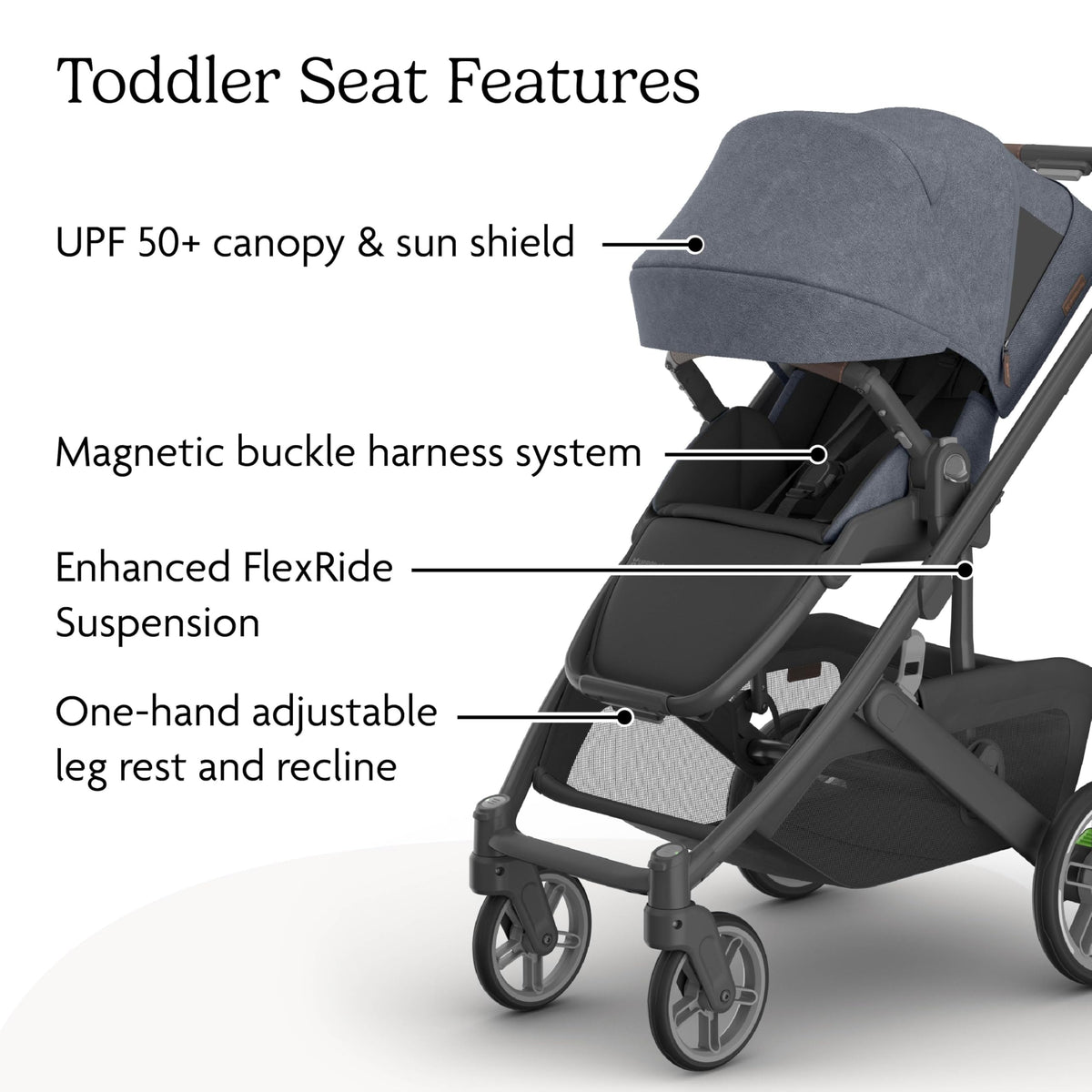 UPPAbaby Cruz V3 Stroller Car Seat Compatible Effortless Day To Day Maneuverability — image 9