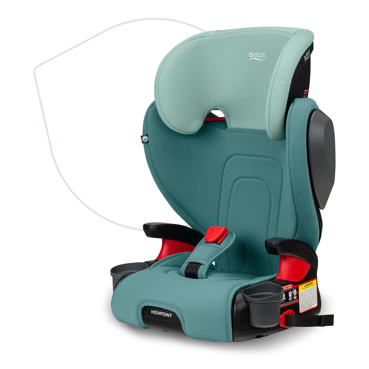 Britax Skyline Belt Positioning Booster Car Seat 2 Stage Design For Growing Kids Dusk Color — image 6