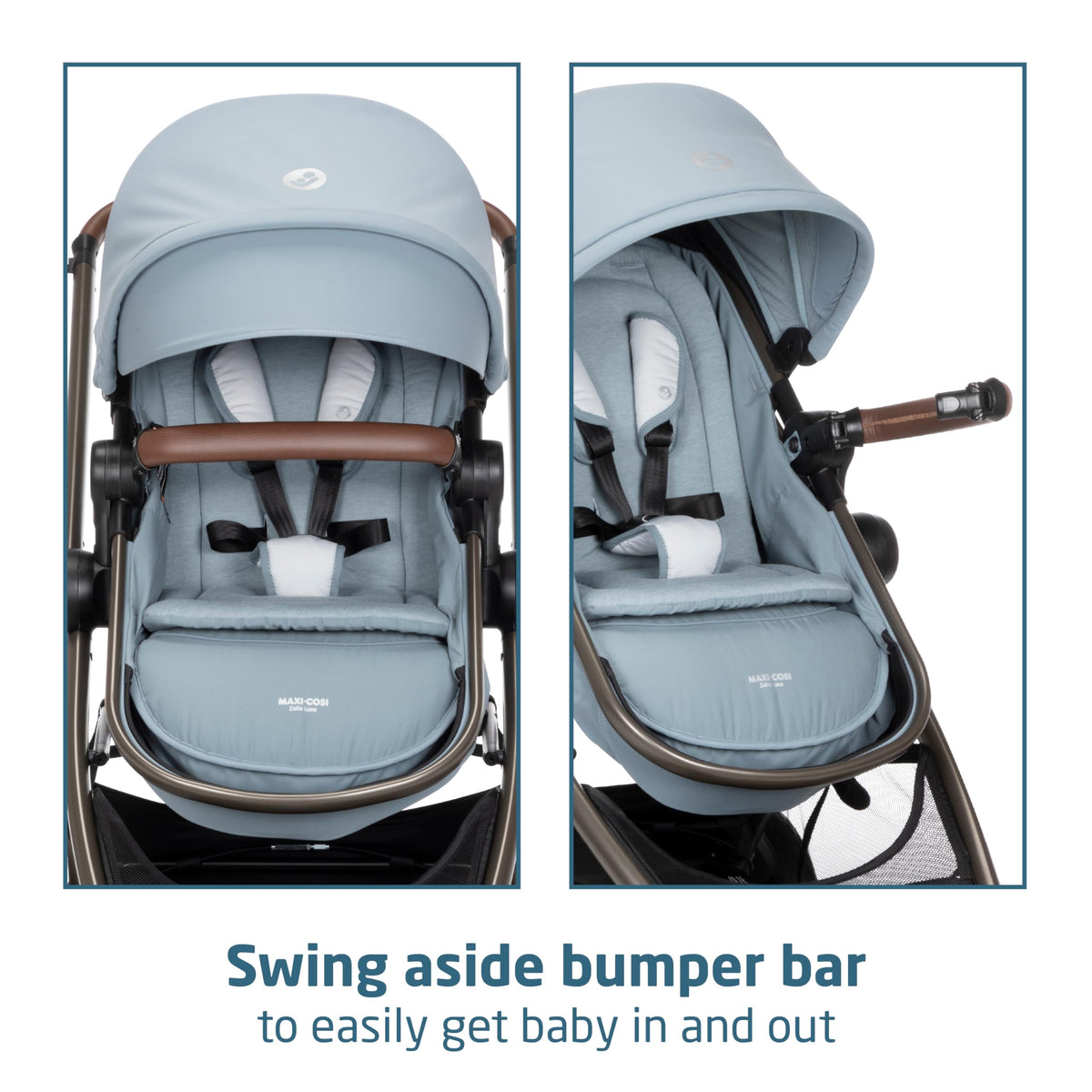 Maxi-Cosi Zelia Luxe 5 In 1 Modular Travel System With Mico Luxe Infant Car Seat — image 14