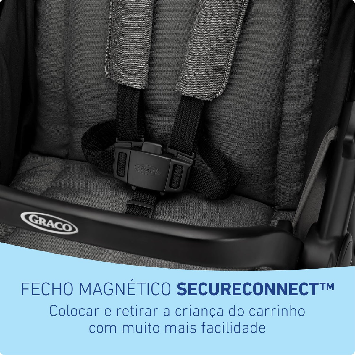 Graco Outpace LX All-Terrain 3-Wheel Stroller Travel System Ready One-Hand Fold In-Seat Suspension — image 4