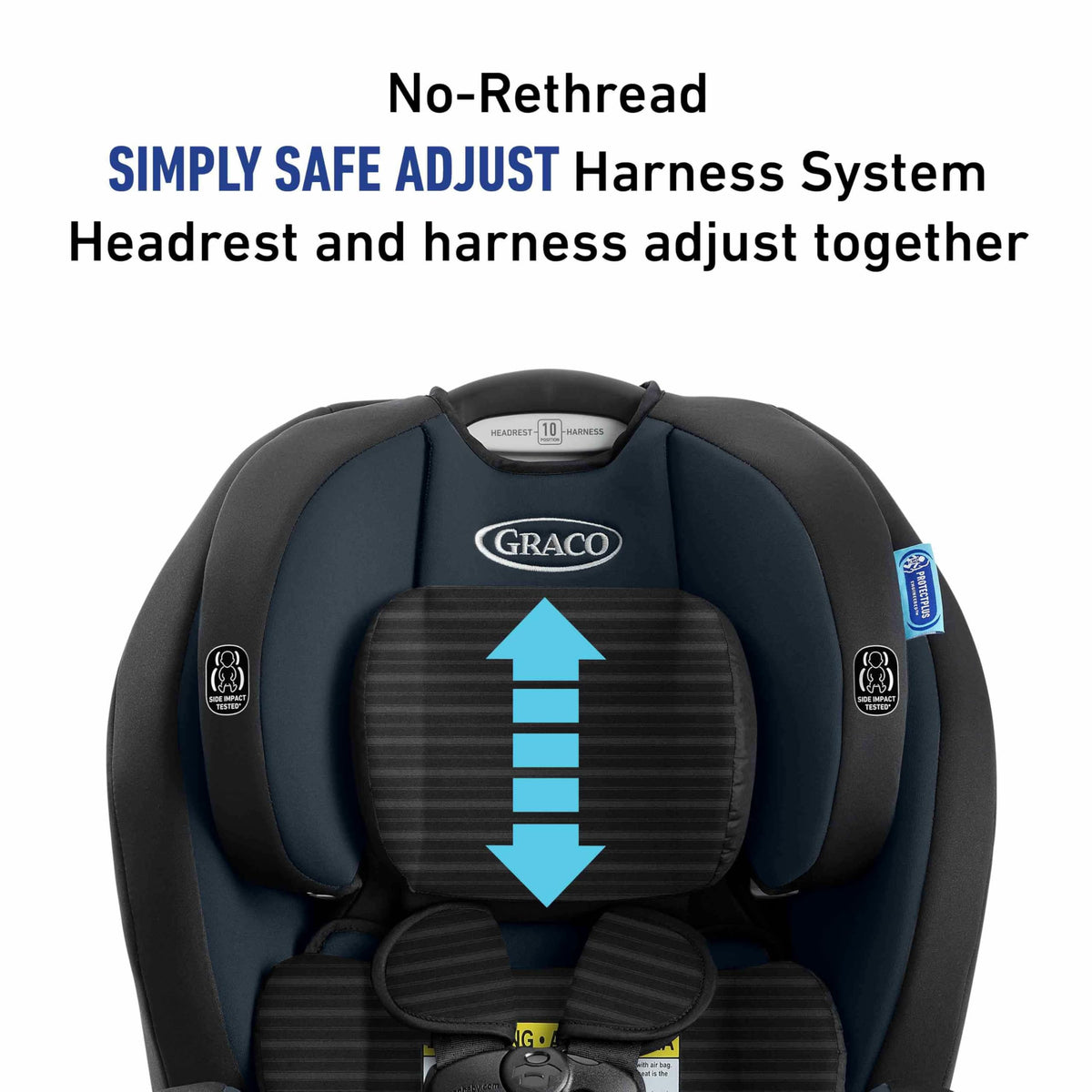 Graco TriRide 3in1 Car Seat Kipling Rear Facing to Booster With Adjustable Headrest — image 8
