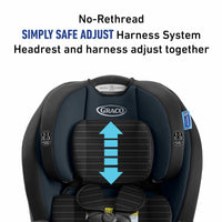 Graco TriRide 3in1 Car Seat Kipling Rear Facing to Booster With Adjustable Headrest thumbnail 8