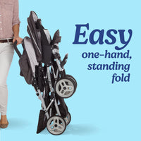 Graco DuoGlider Double Stroller Lightweight Tandem Seating Glacier Color All Day Comfort thumbnail 5