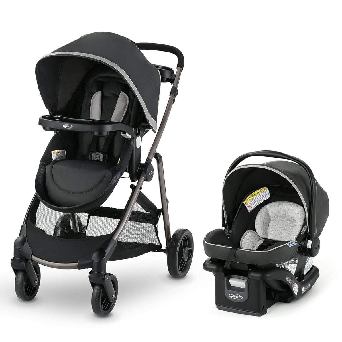 Graco Modes Element Travel System Canter 3In1 Stroller For Infant To Toddler With Car Seat Carrier — image 3
