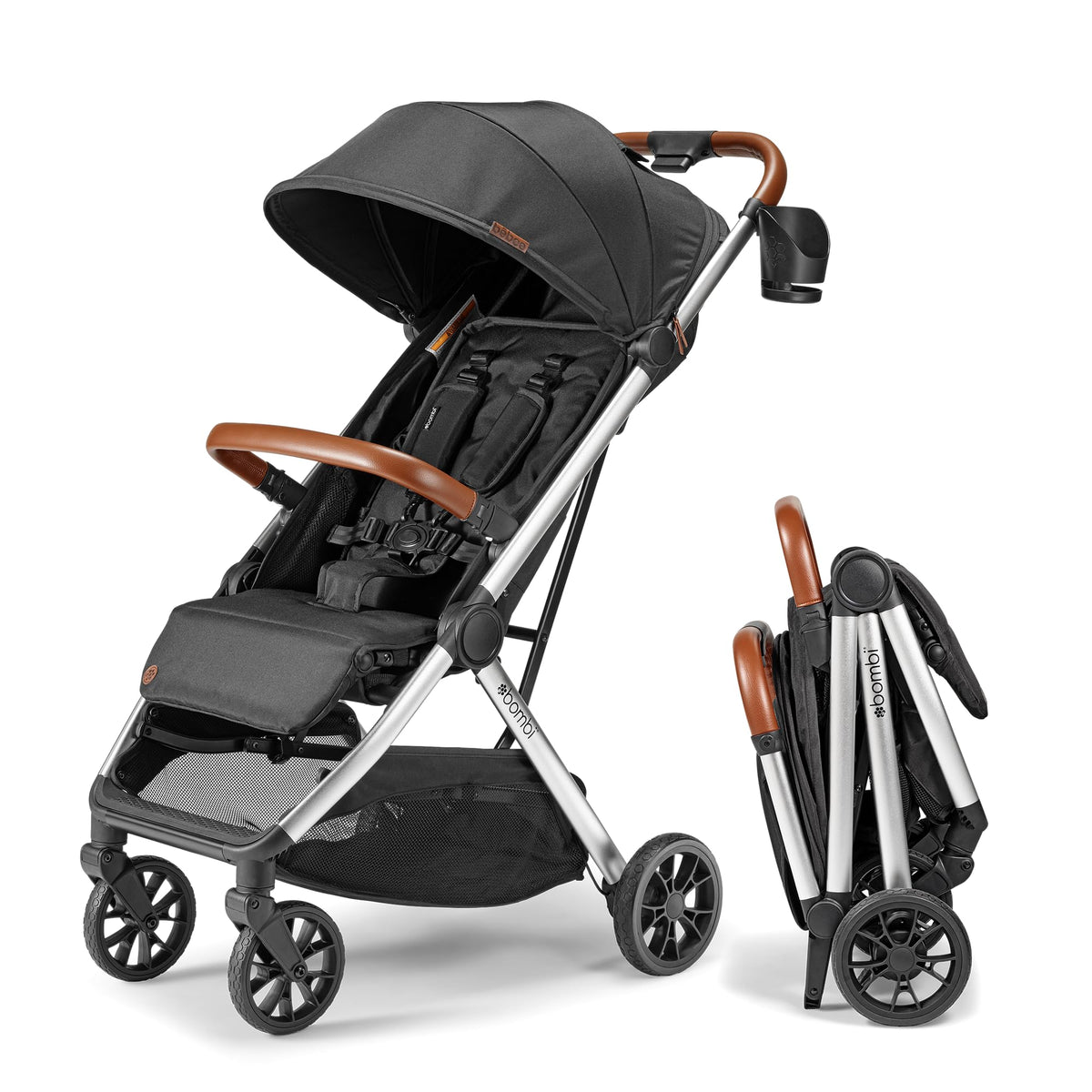 Bombi Bēbee V2 Lightweight Baby Stroller One Hand Fold — image 5