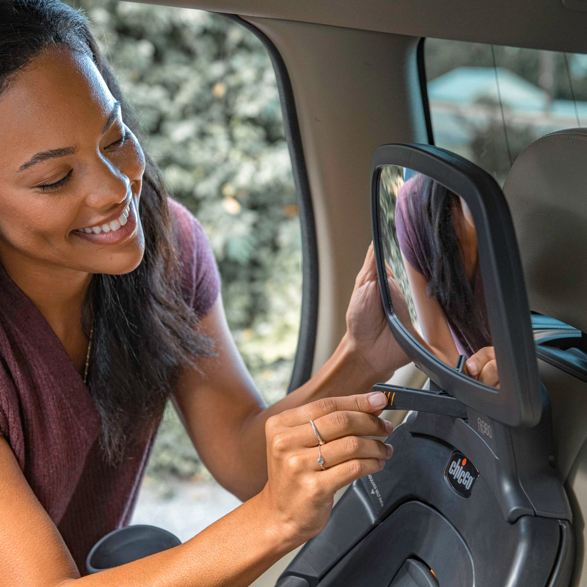Chicco Fit360 ClearTex Rotating Convertible Car Seat With 360 Degree Rotation And Lever Lock System Obsidian Black — image 31