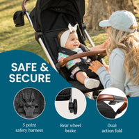 Bombi Bēbee V2 Lightweight Baby Stroller One Hand Fold thumbnail 38
