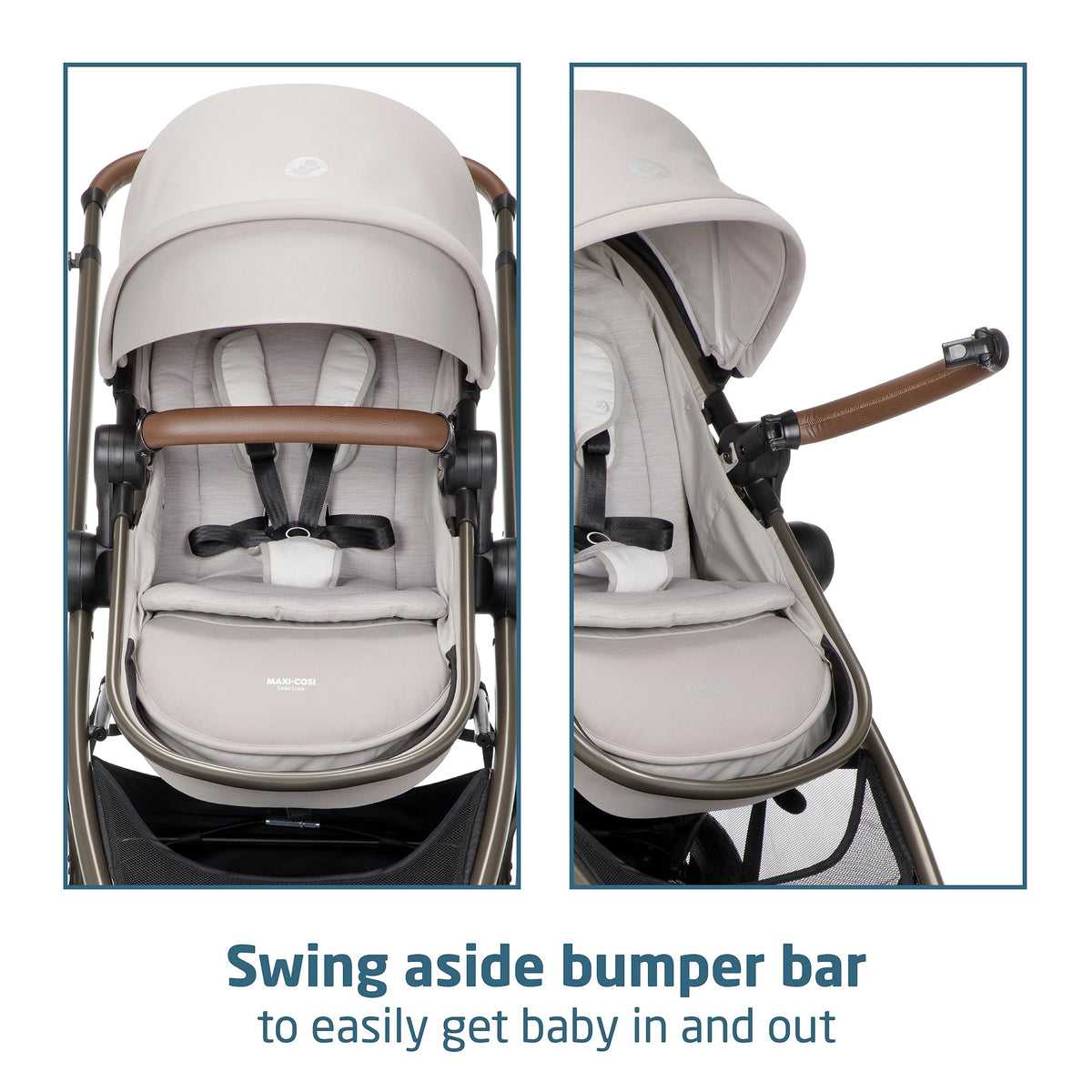 Maxi-Cosi Zelia Luxe 5 In 1 Modular Travel System With Mico Luxe Infant Car Seat — image 73