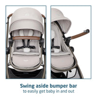 Maxi-Cosi Zelia Luxe 5 In 1 Modular Travel System With Mico Luxe Infant Car Seat thumbnail 73