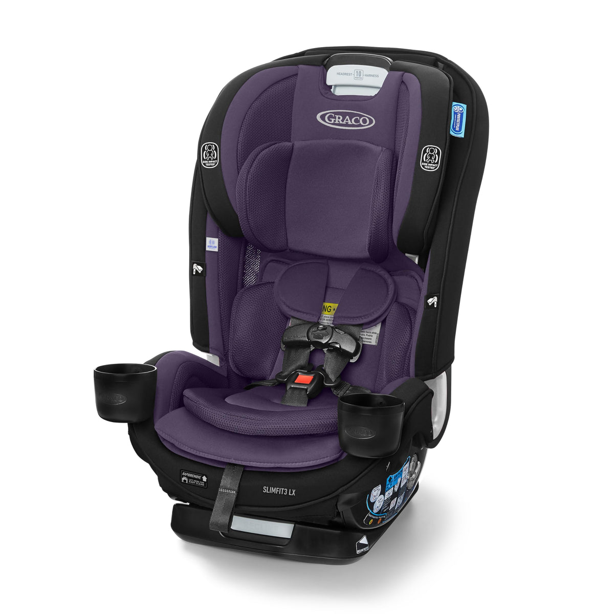 Graco Slimfit 3 In 1 Convertible Car Seat Ultra Space Saving Design For Rear And Forward Facing — image 5