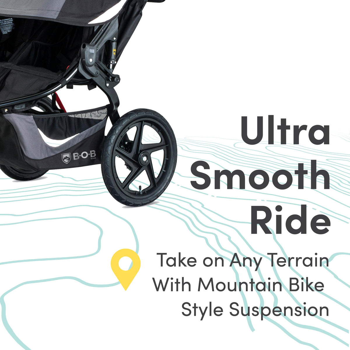 Bob Gear Revolution Flex 3.0 Duallie Jogging Stroller with Suspension — image 16