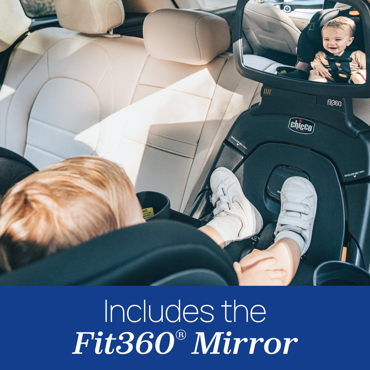 Chicco Fit360 ClearTex Rotating Convertible Car Seat With 360 Degree Rotation And Lever Lock System Obsidian Black — image 30
