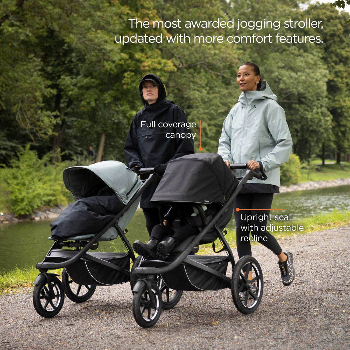 Thule Urban Glide 3 Double All-Terrain Stroller Lightweight With Air-Filled Tires And Suspension — image 37