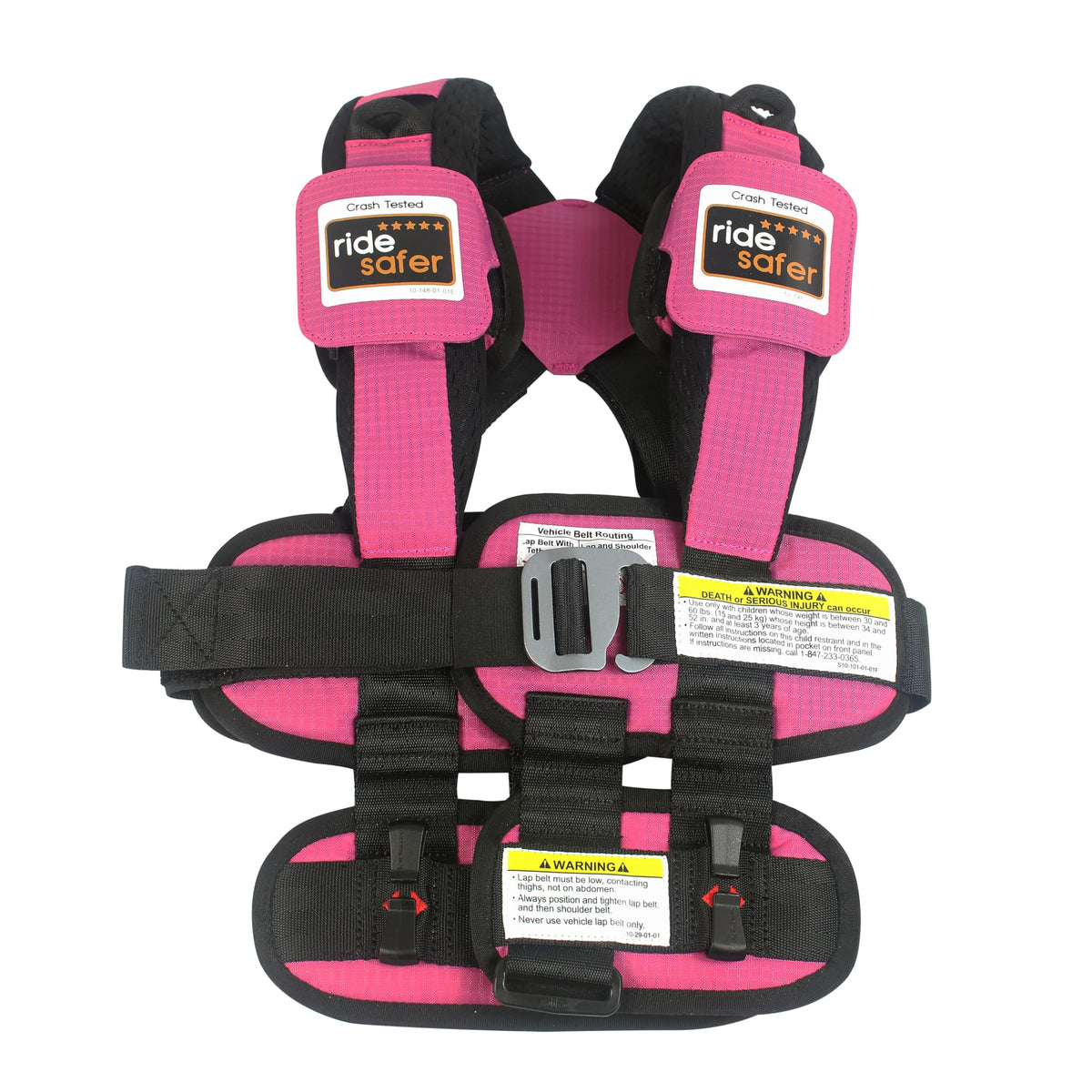 RideSafer Portable Car Seat Small Black Lightweight For Travel And Everyday Child Safety — image 9