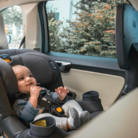 Chicco Fit360 ClearTex Rotating Convertible Car Seat With 360 Degree Rotation And Lever Lock System Obsidian Black thumbnail 11