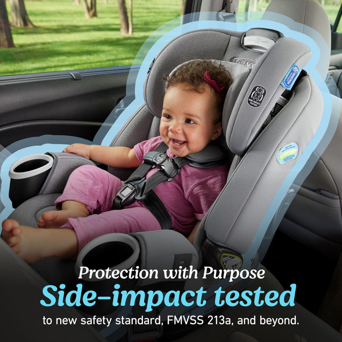Graco 4Ever DLX 4in1 Car Seat 10 Years Of Use From Infant To Toddler For Safe AllInOne Growth — image 17