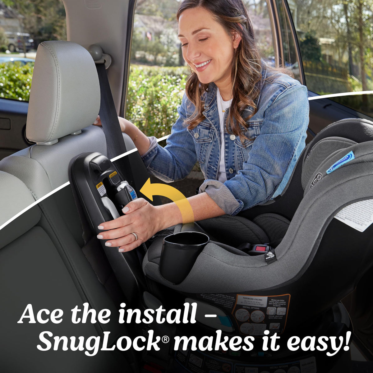 Graco EasyTurn360 2 In 1 Convertible Car Seat 360 Degree Rotation For Easy In And Out — image 10