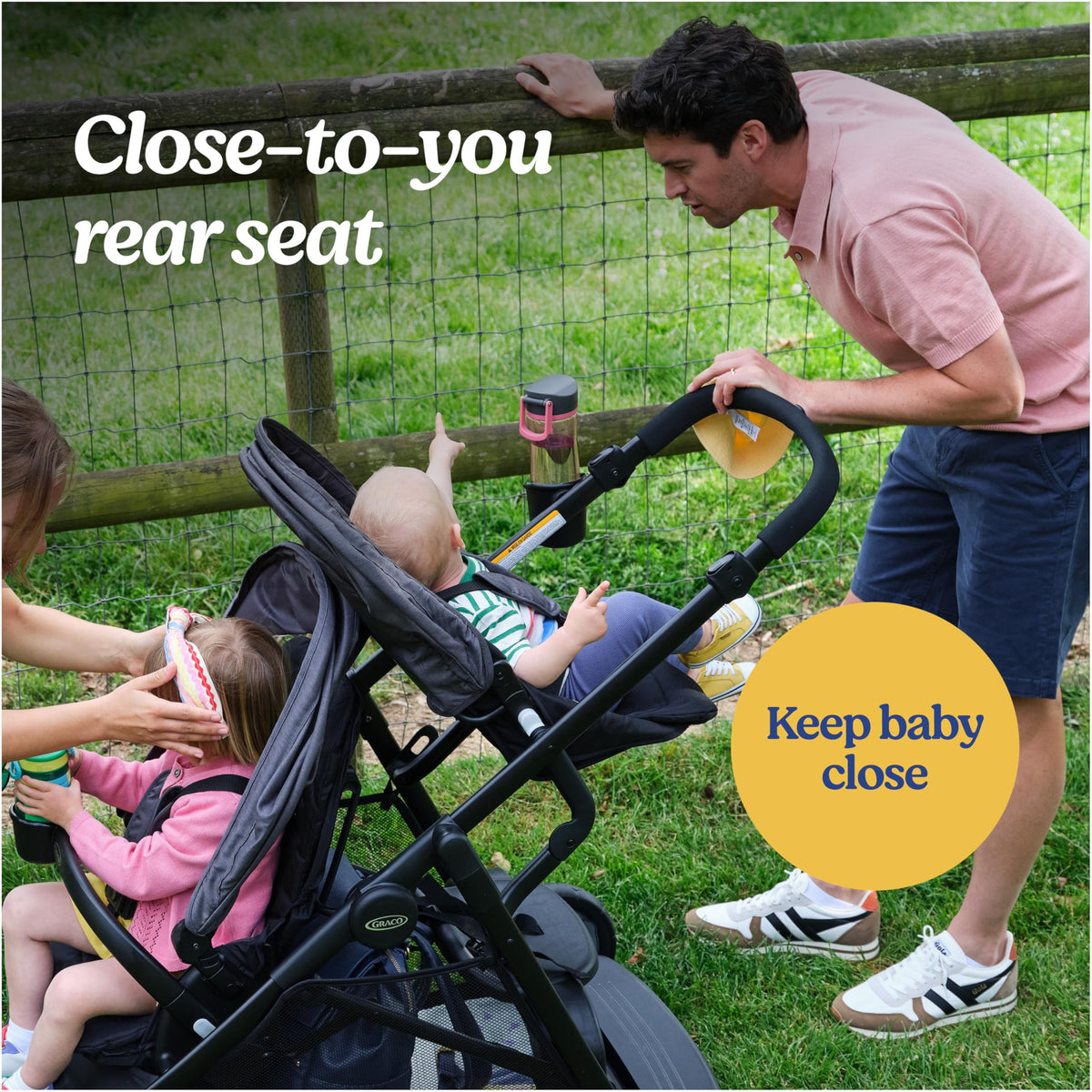 Graco Ready2Grow 2 Point 0 Double Stroller Folds Like a Single for Easy Transport — image 8