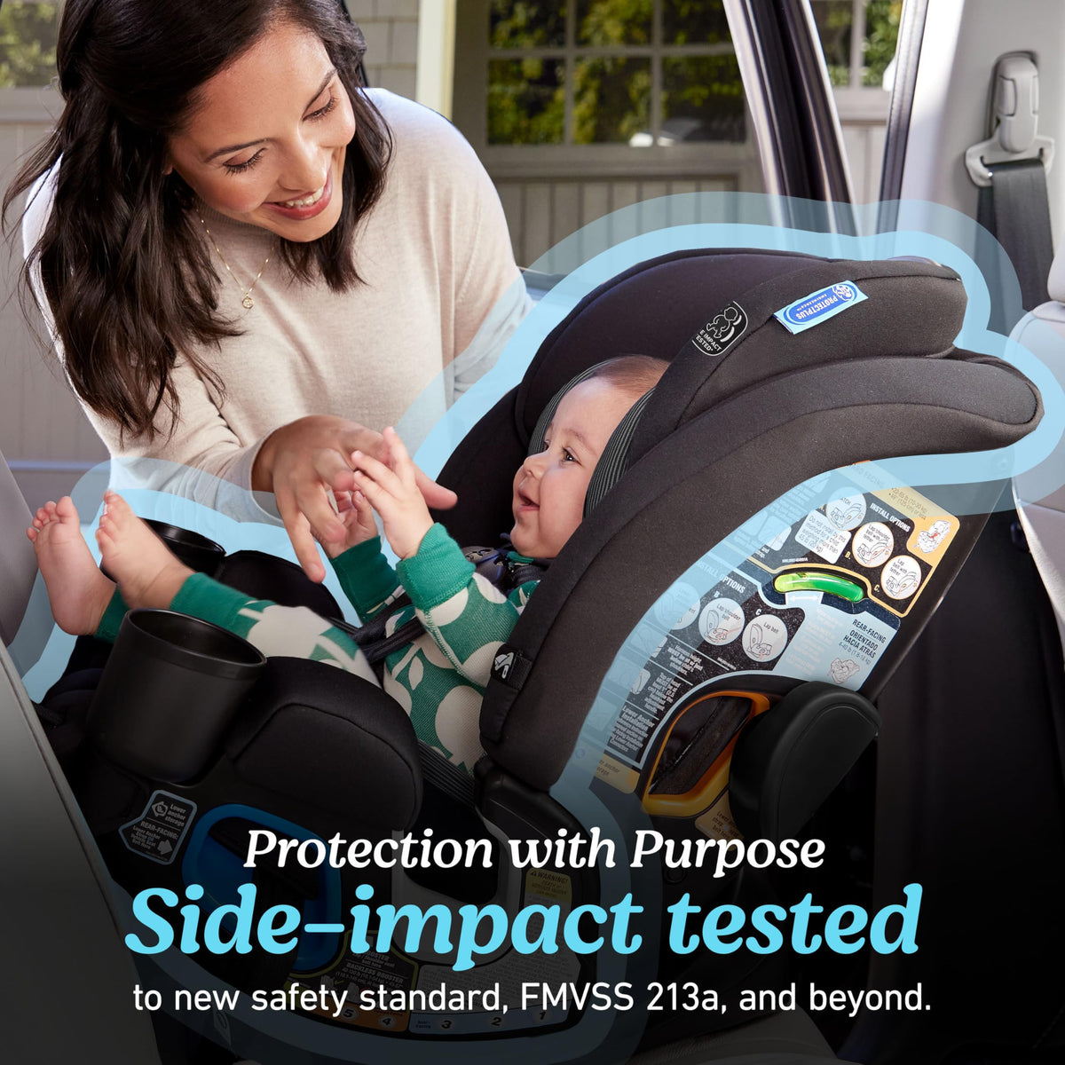 Graco 4Ever DLX 4in1 Car Seat 10 Years Of Use From Infant To Toddler For Safe AllInOne Growth — image 15