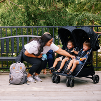 Zoe Twin V2 Double Stroller - Ultra Compact Lightweight Design That Fits Through Standard Doorways thumbnail 3