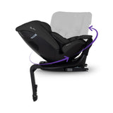 Silver Cross Motion 3 All-Size 360 Car Seat - Iconic Black